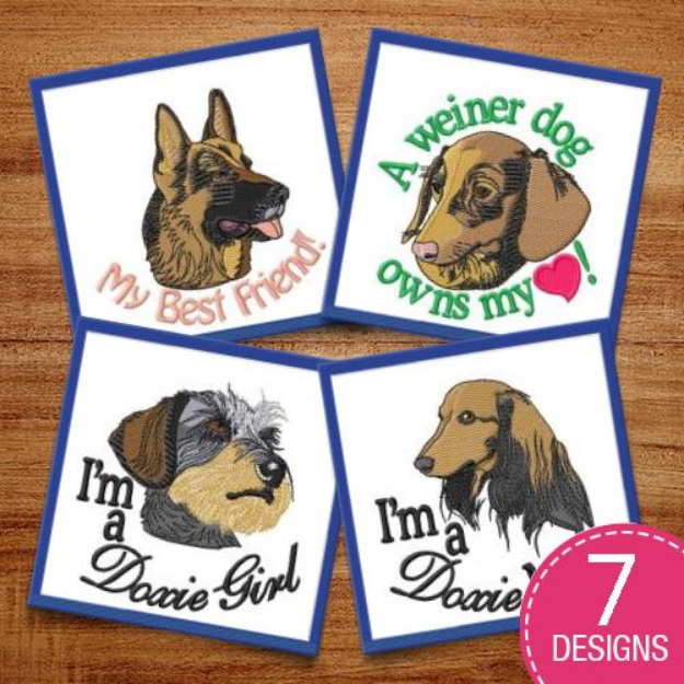 Picture of AKC Dogs Embroidery Design Pack
