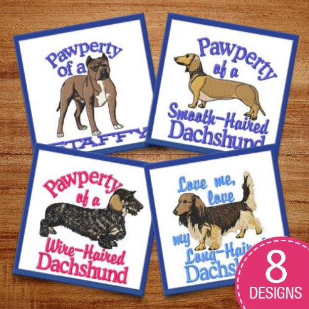 Picture of Puppy Paws Embroidery Design Pack