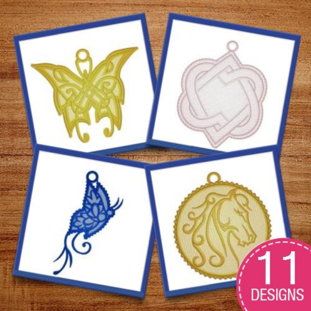 Picture of Free Standing Lace Ornaments Embroidery Design Pack