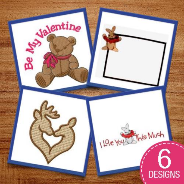 Picture of Be My Valentine Embroidery Design Pack