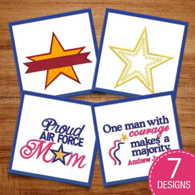 Picture of We The People Embroidery Design Pack