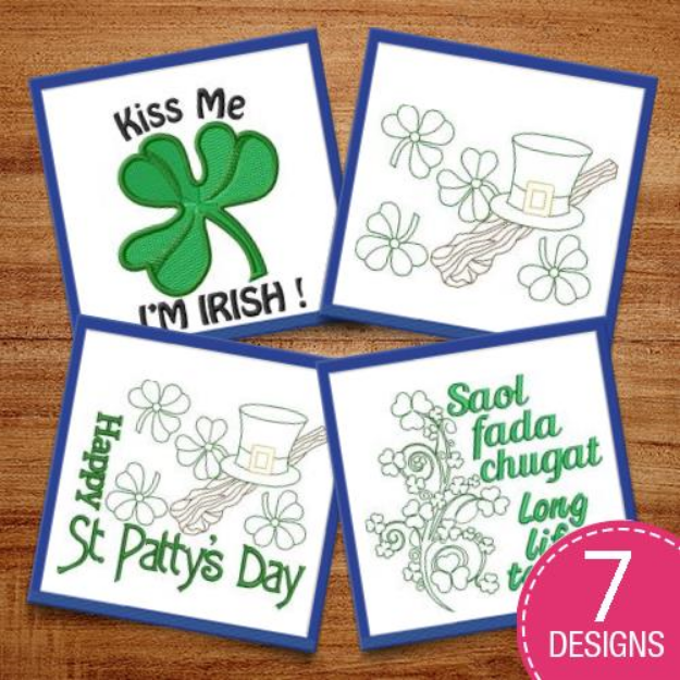 Picture of Love Your Irish Roots! Embroidery Design Pack