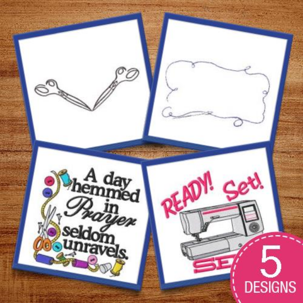 Picture of Ready, Set, Sew! Embroidery Design Pack
