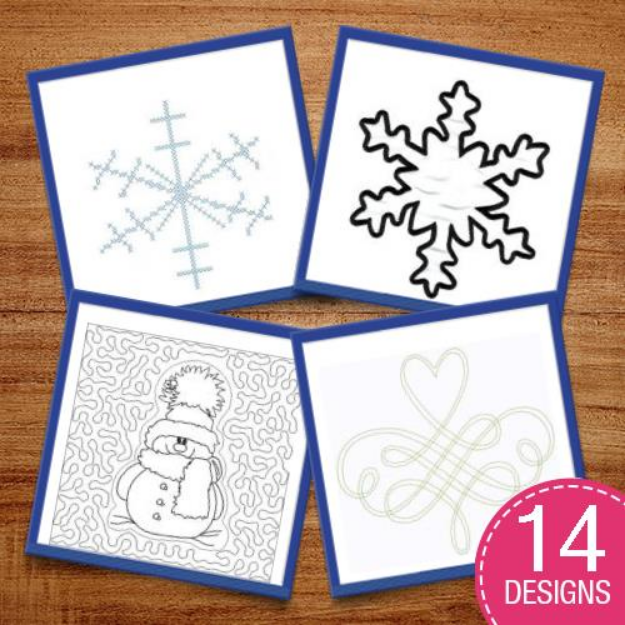 Picture of Quilt Blocks & Stipple Embroidery Design Pack