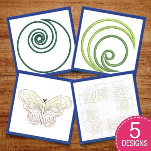 Picture of Add A Decorative Swirl Embroidery Design Pack