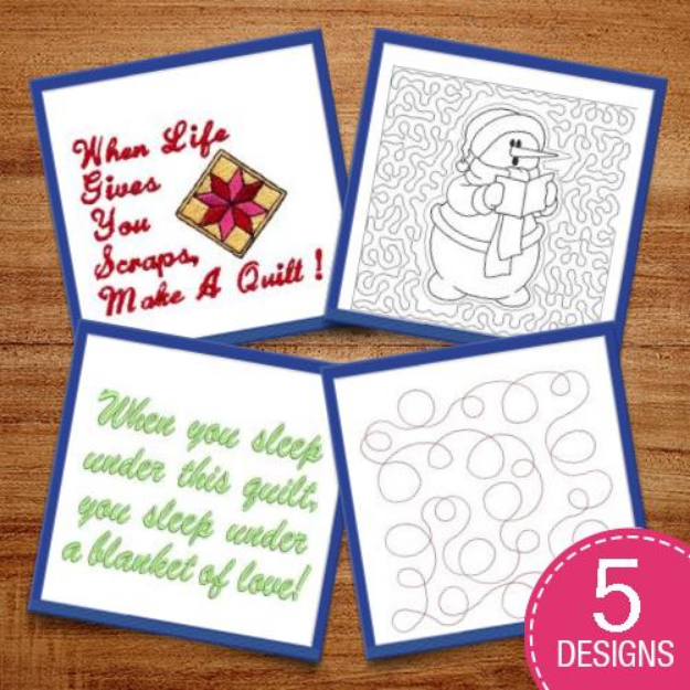 Picture of Quilt Block Patterns Embroidery Design Pack