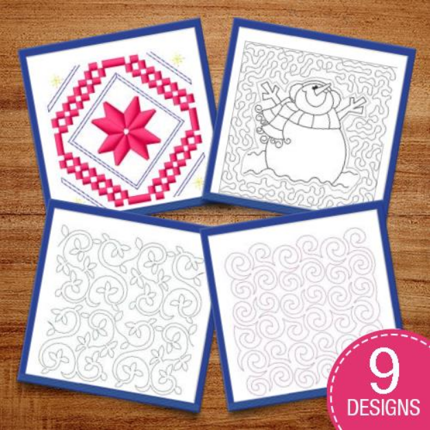 Picture of Beautiful Quilt Blocks Embroidery Design Pack