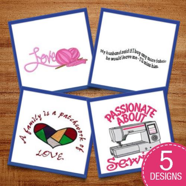 Picture of Whats Your Passion? Embroidery Design Pack