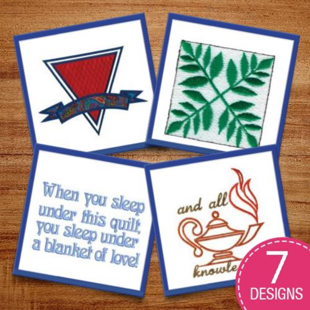 Picture of Quilt Block Accents Embroidery Design Pack