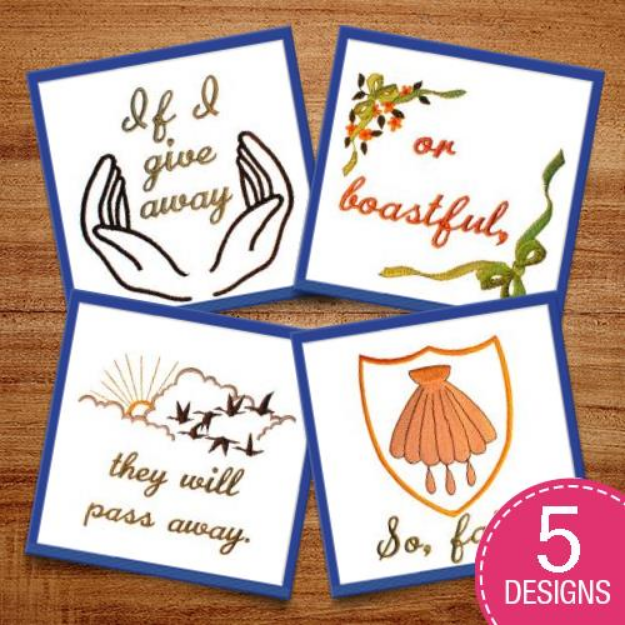 Picture of Delicate Quilt Designs Embroidery Design Pack