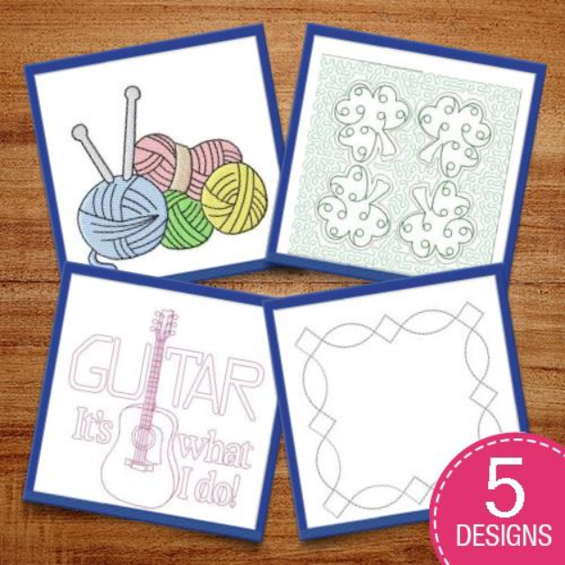 Picture of Sewing & Quilting Hobbies Embroidery Design Pack