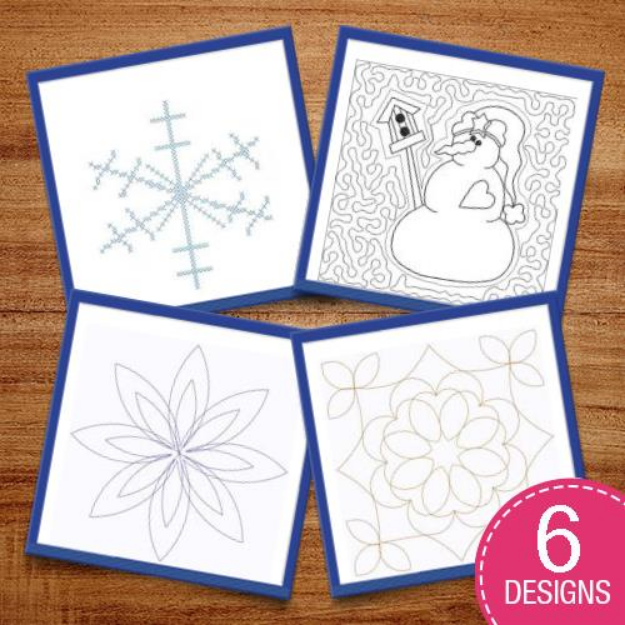 Picture of Decorative Quilt Blocks Embroidery Design Pack