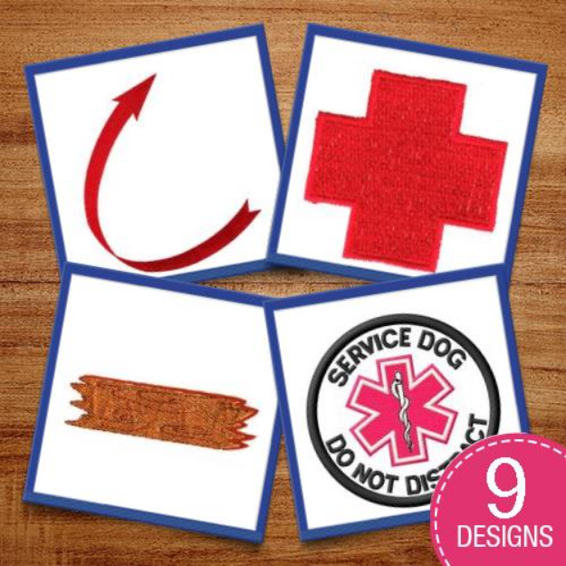 Picture of Signs, Symbols & Patches Embroidery Design Pack
