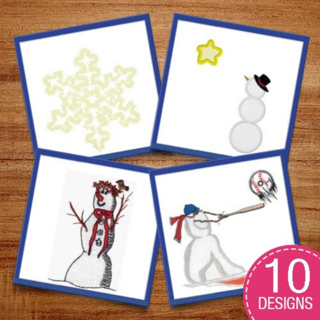 Picture of Winter Quilt Designs Embroidery Design Pack