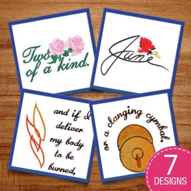 Picture of Circle Of Love Embroidery Design Pack