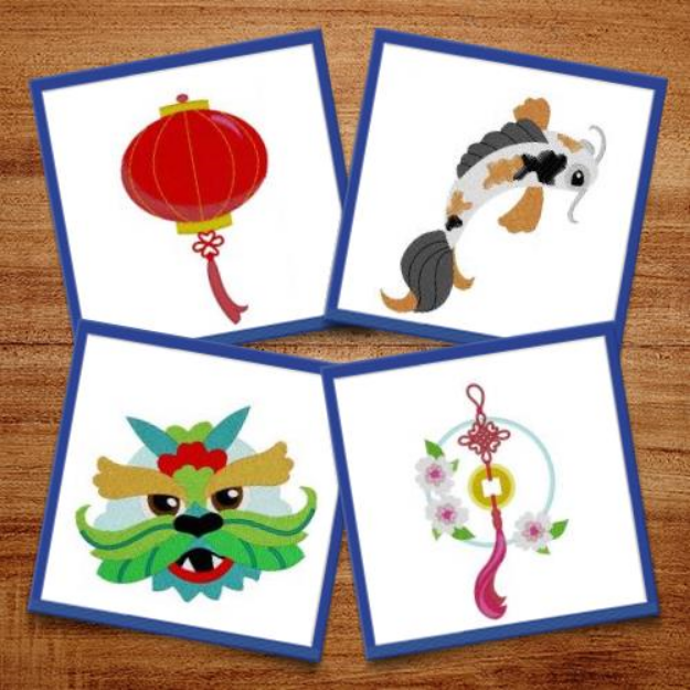 Picture of Asian Garden Mini Collection Embroidery Design Pack