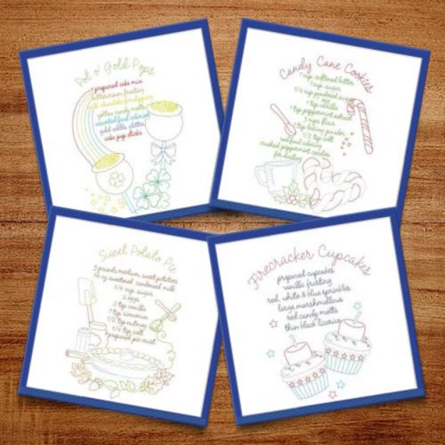 Picture of Special Occasion Recipes Embroidery Design Pack