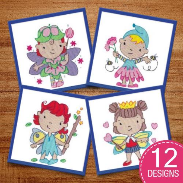 Picture of Fairy Cuties Embroidery Design Pack