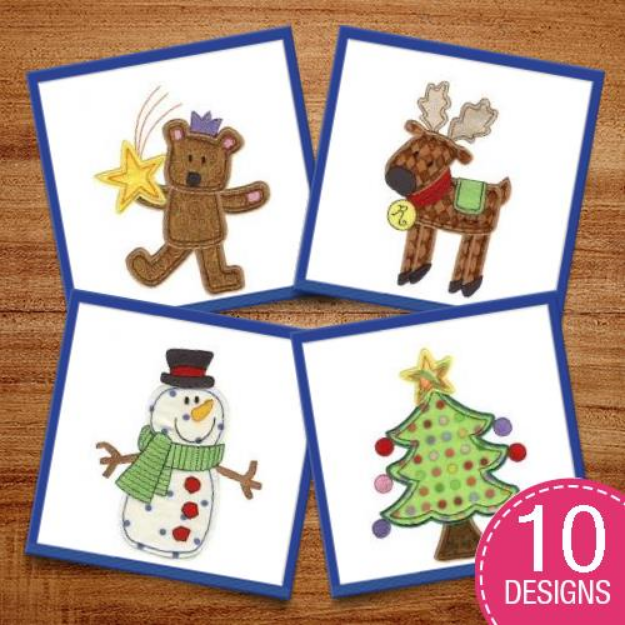 Picture of Little Stitchies in Christmas Embroidery Design Pack
