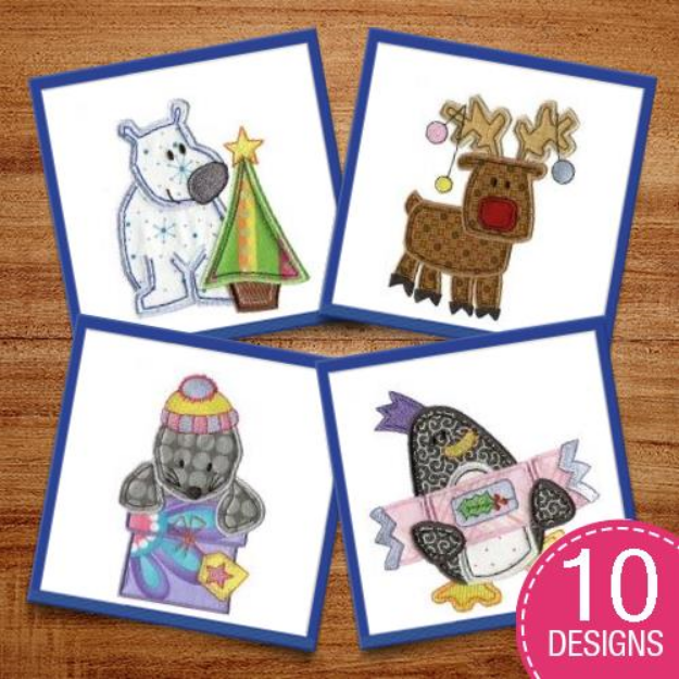 Picture of Little Stitchies In Christmas Too Embroidery Design Pack