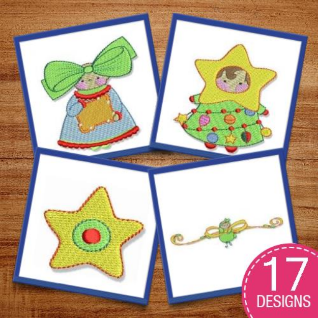 Picture of Bubba Boo in Xmas Embroidery Design Pack