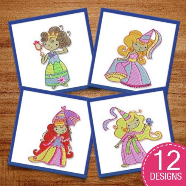 Picture of My Fair Princess Embroidery Design Pack