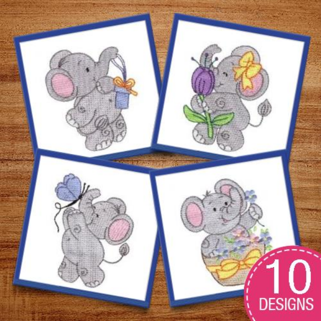 Picture of Little Nellie Embroidery Design Pack