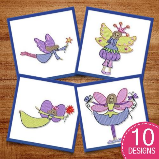 Picture of Flutterby Embroidery Design Pack