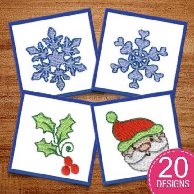 Picture of Christmas Minis Three Embroidery Design Pack