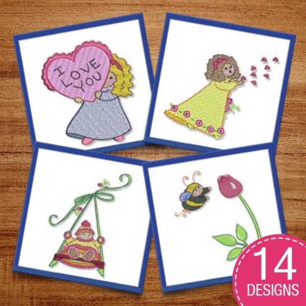 Picture of Bubba Boo In Love Embroidery Design Pack