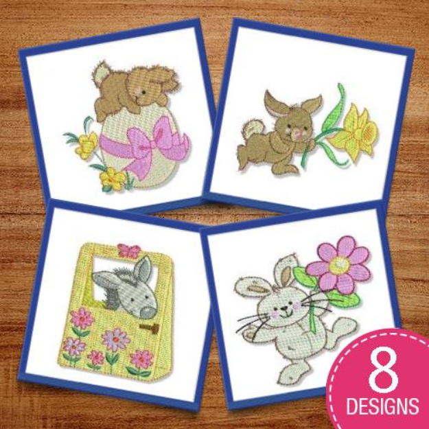 Picture of Easter Parade Embroidery Design Pack