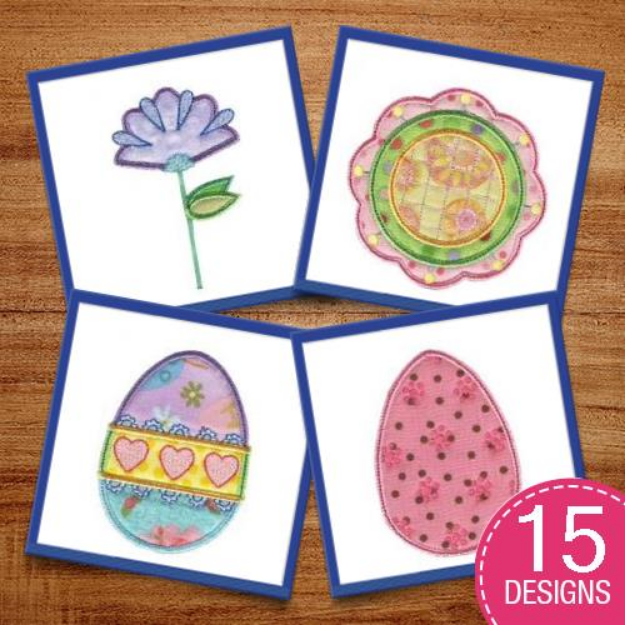 Picture of Simply Spring Applique Too Embroidery Design Pack
