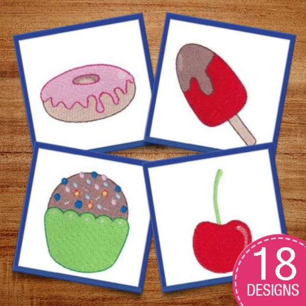Picture of Yummy Too Embroidery Design Pack