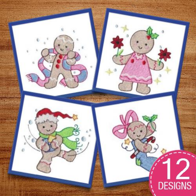 Picture of A Ginger Christmas Too Embroidery Design Pack