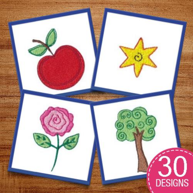 Picture of Dinky Doodles Embroidery Design Pack