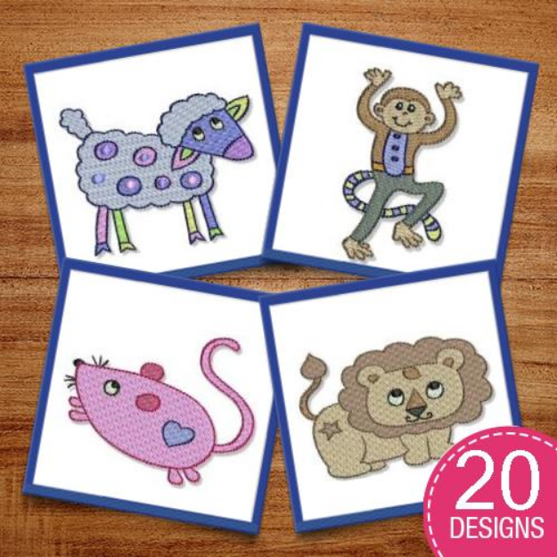 Picture of Playtime Embroidery Design Pack
