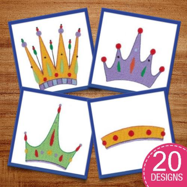 Picture of Crowning Glory Embroidery Design Pack