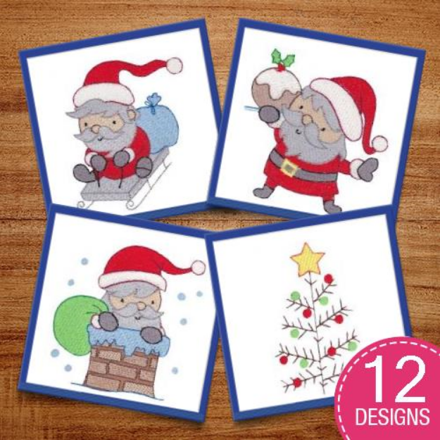 Picture of Lil Santa Embroidery Design Pack