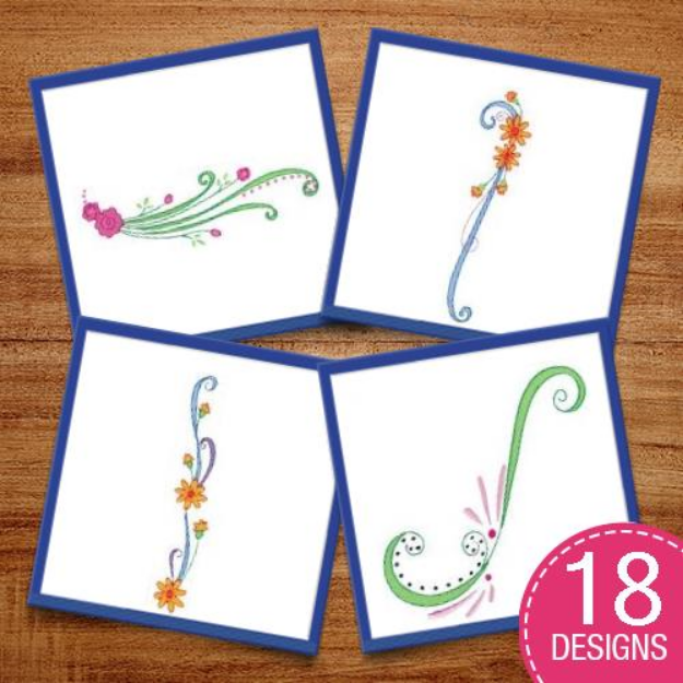 Picture of Beautiful Borders Embroidery Design Pack