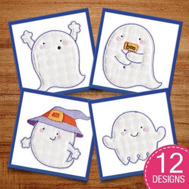 Picture of Not So Spooky Applique Embroidery Design Pack