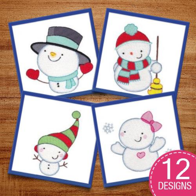 Picture of Snowbusiness Embroidery Design Pack