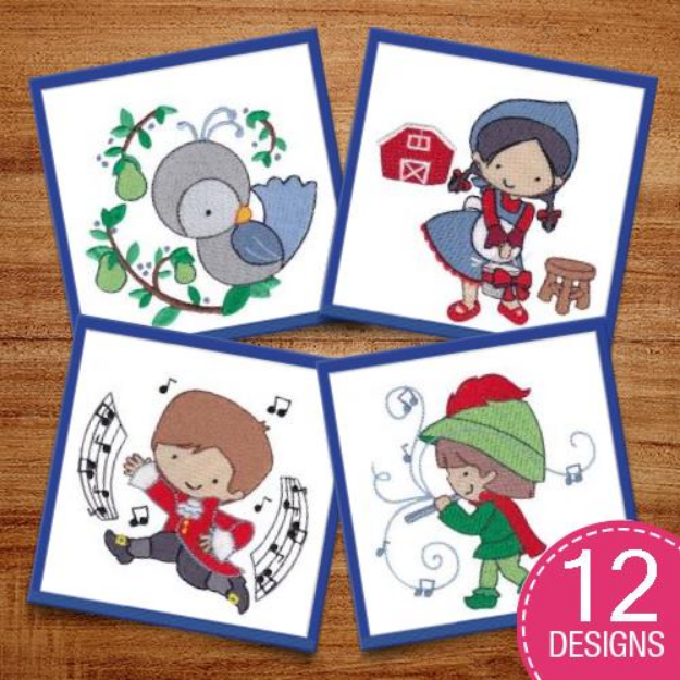 Picture of 12 Days Embroidery Design Pack
