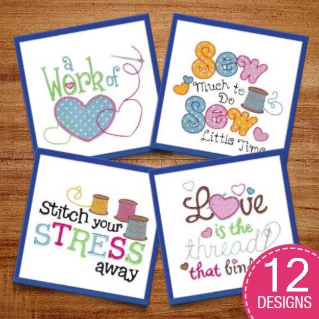 Picture of Sewing Embroidery Design Pack