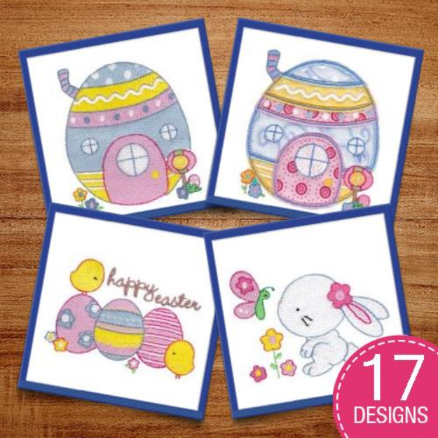 Picture of Adorable Easter Embroidery Design Pack