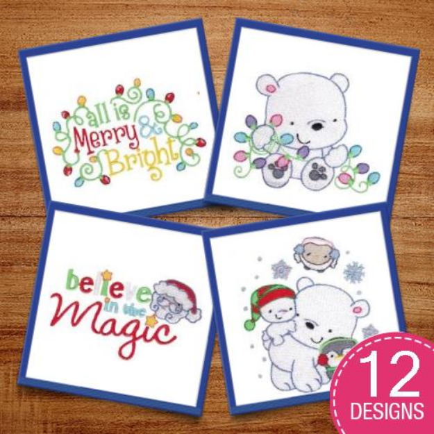 Picture of Tis The Season Embroidery Design Pack