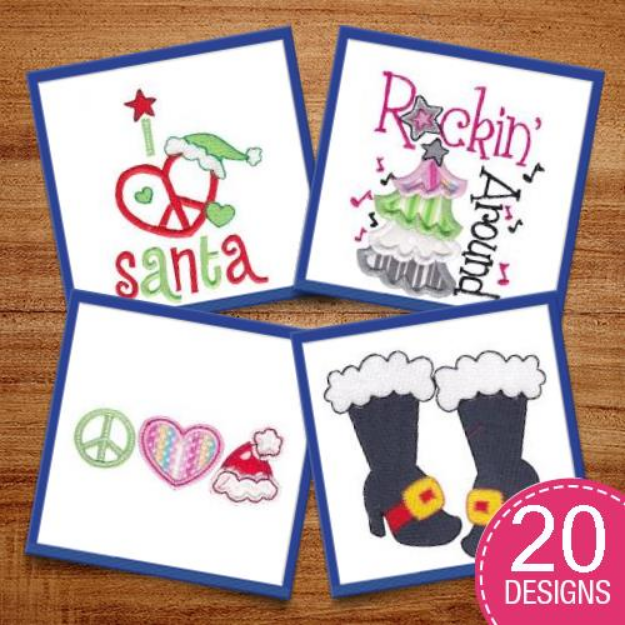 Picture of Sassy Christmas Too Embroidery Design Pack