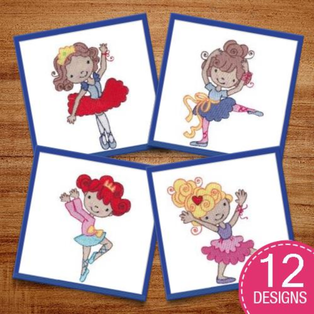 Picture of Ballet Cuties Too Embroidery Design Pack