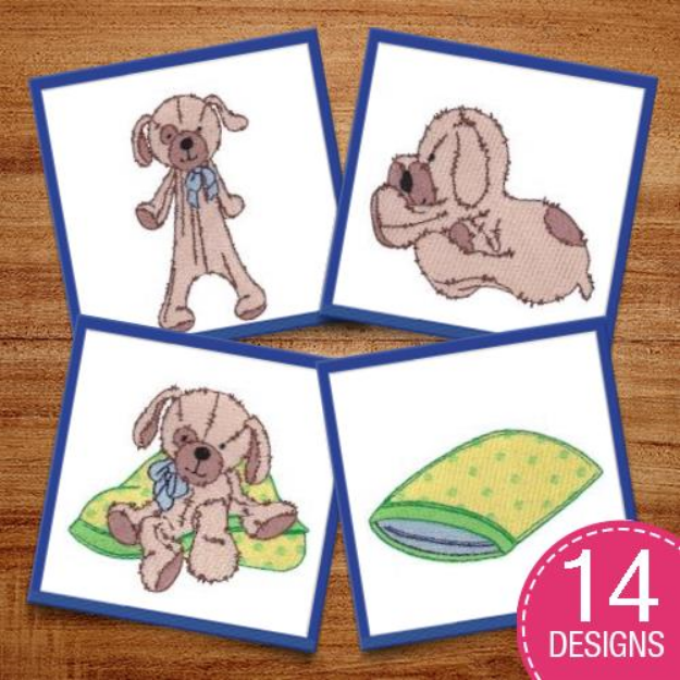Picture of Floppy Dog Embroidery Design Pack