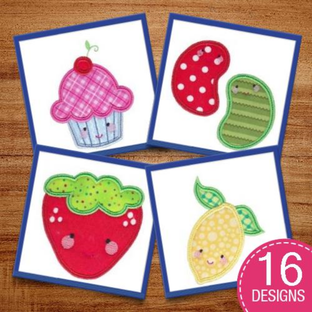 Picture of We Love Kawaii Applique Embroidery Design Pack