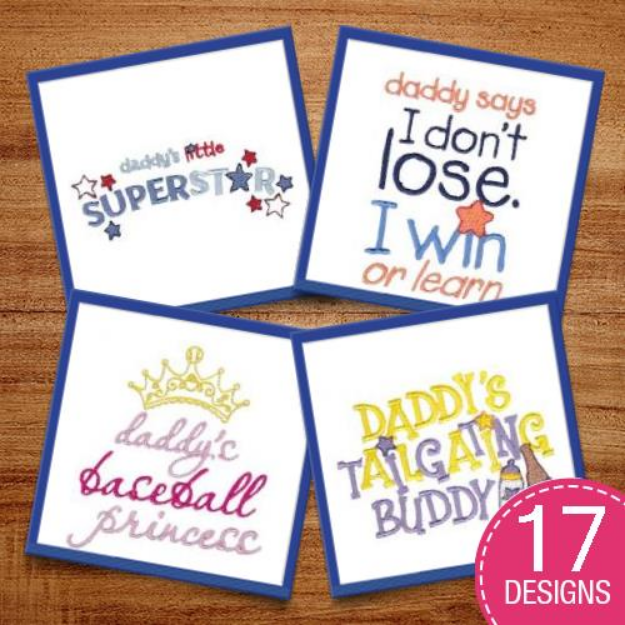 Picture of Sports Dad Embroidery Design Pack